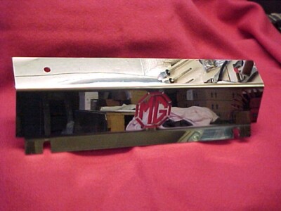 MG Midget 1500 Heizkörper Top Windlaufabdeckung mit Laserschnitt MG Motiv Edelstahl