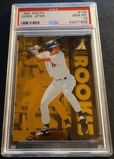 1995 DEREK JETER ZENITH ROOKIE #134 PSA 10 YANKEES (442)