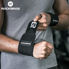 ROCKBROS Sports Fitness Wrist Brace Wrap Wristband Adjustable Support Black