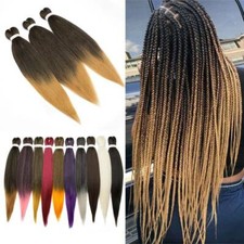 Long Pre-Stretched EZ Braiding Braid Hair Extensions BOX Braids For Human 26in