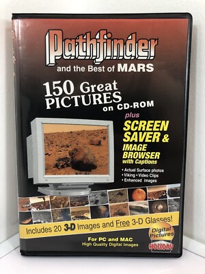 Pathfinder and the Best of Mars Digital Pictures for PC/Mac Viking 3D Glasses