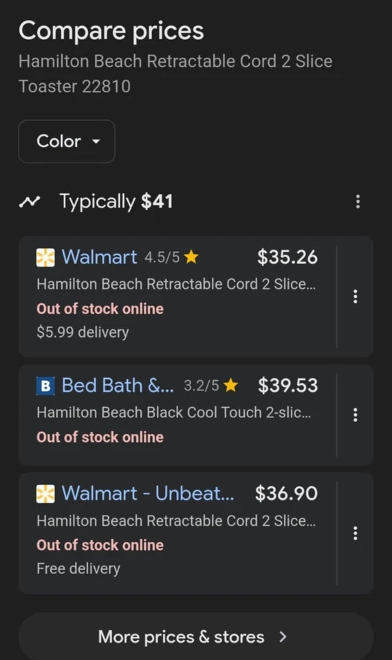 Hamilton Beach 22810 2-Slice Keep Warm Toaster - Image 2 of 4