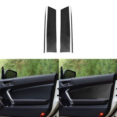 4Pcs Real Carbon Fiber Interior Panel Cover Trim For Toyota 86 BRZ 2016-2020