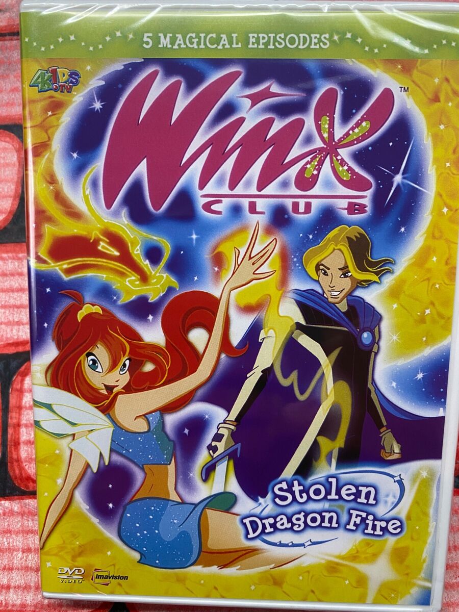 Winx Club Vol 4 Stolen Dragon Fire (2006 DVD) SEALED NEW GREAT CONDITION N