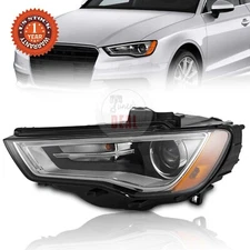 Headlight Assembly Lens Cover HID/Xenon LH Driver Side For 2015-2016 Audi A3 S3