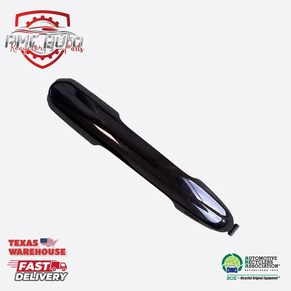 2020-2023 Toyota Highlander Rear Left Exterior Door Handle OEM BLACK W/Sensor - Image 3 of 4