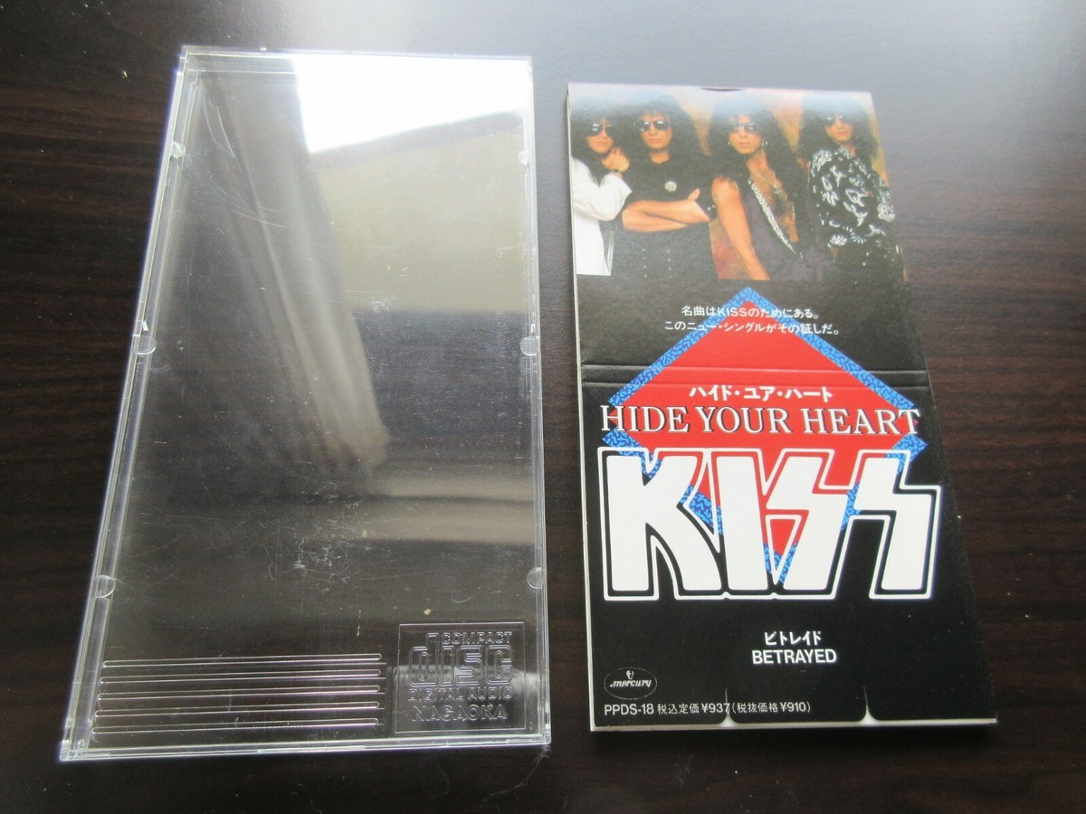 KISS Hide Your Heart Betrayed Japan 3 inch CD Single 1989 PPDS-18