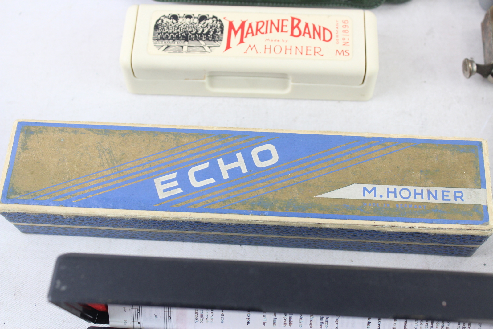 Hohner Harmonicas Echo Chromatic Diatonic Made In Germany Vintage