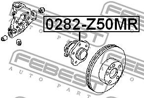FEBEST 0282-Z50MR Wheel Hub for NISSAN,NISSAN (DFAC) - Bild 2 von 2