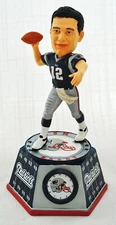 Tom Brady New England Patriots Super Bowl Bobblehead Clock  New In Box 12532
