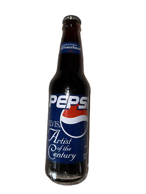 Artist Of The Century Elvis Presley Pepsi Bottle 1999 | eBay
