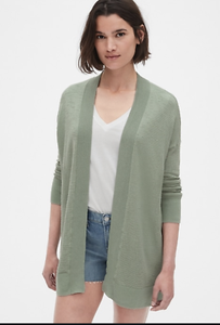 gap textured cardigan