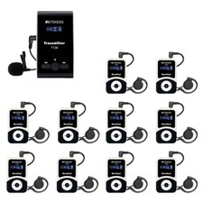 T130 Wireless Tour Guide System,Church Translation System 10 Receiver For Church