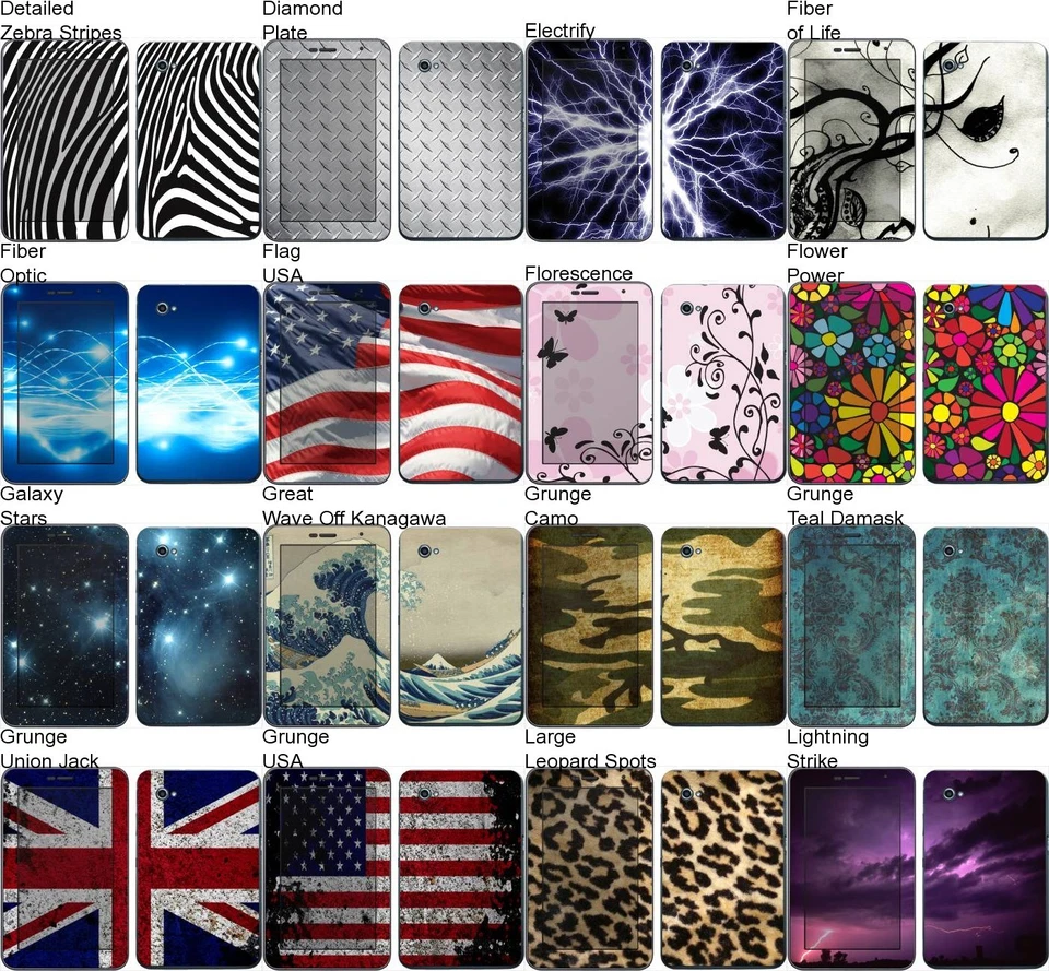 Choose Any 1 Vinyl Decal/Skin for Samsung Galaxy Tab 7.0 Plus - Free US Shipping - Image 2 of 4