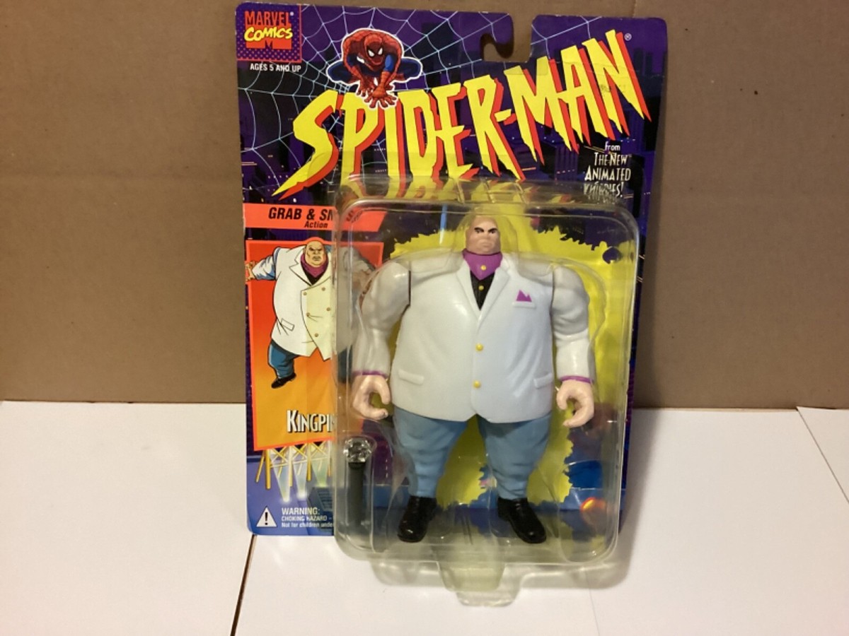 Spiderman Kingpin Grab & Smash action figure Marvel Vintage
