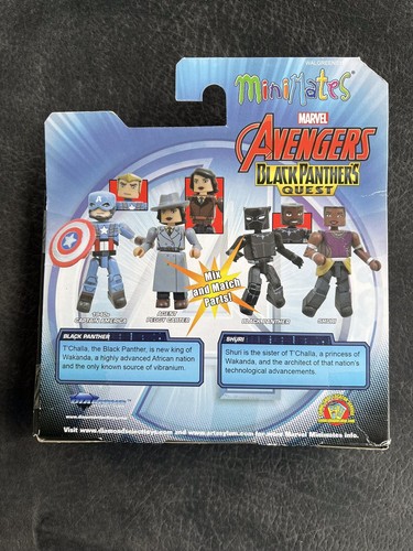 Marvel Avengers Mini Mates Black Panthers Quest (NUOVO DI ZECCA) - Foto 2 di 2