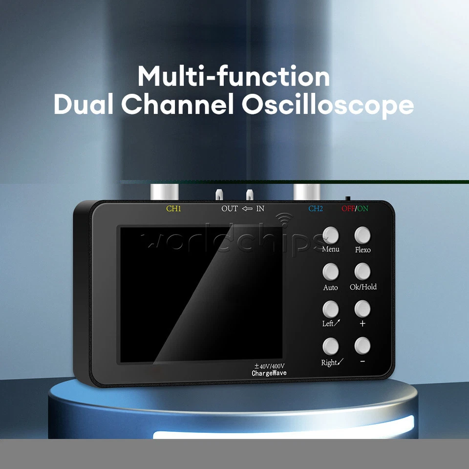 Digital Oscilloscope 10MHz Bandwidth Dual Channel Oscilloscope Signal Generator - Image 3 of 4