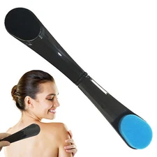 Extended Back Lotion Applicator & Skin Massager For Back Limited Movement Brush