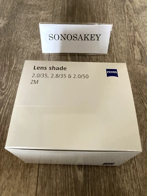 Carl Zeiss Lens Shade Black 35/50mm for 2/35(ZM), 2.8/35(ZM), 2/50(ZM) w/Box NEW