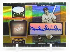 DUKE SNIDER 2004 LEAF CERTIFIED MIRROR GOLD AUTOGRAPH AUTO #7/10 SP!- DODGERS!!