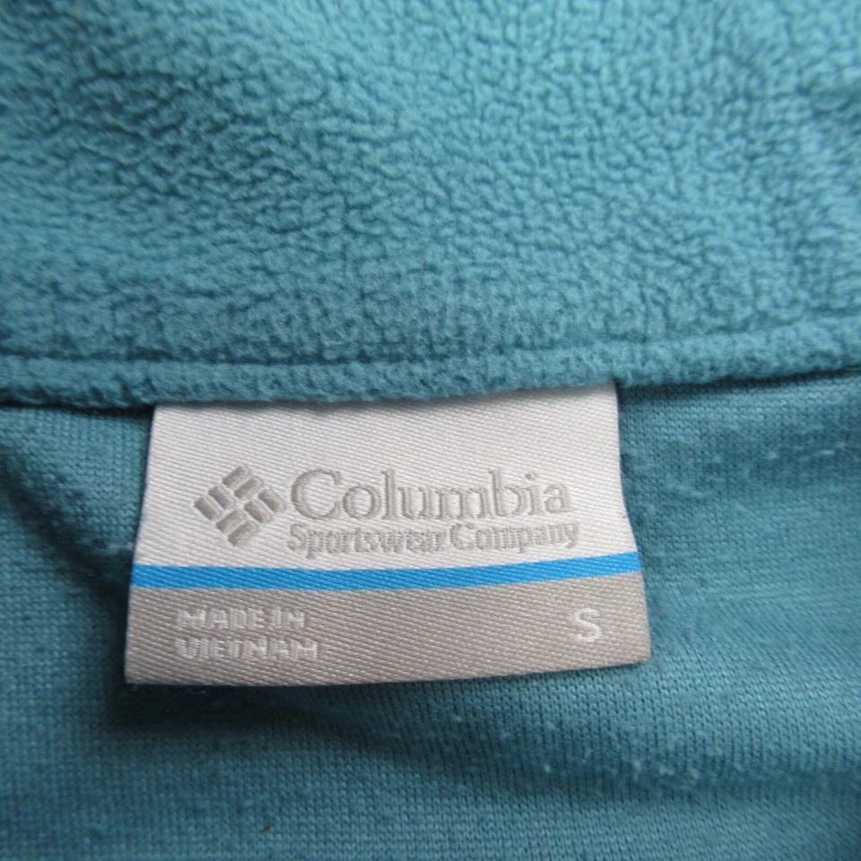 Suéter Columbia Mujer Pequeño Manga Larga Pullover 1/4 Cremallera Elastizado Ligero Foto 3 de 4
