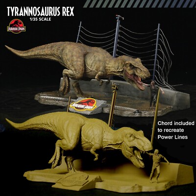 X-PLUS MODEL 2001301 1/35 JURASSIC PARK TYRANNOSAURUS REX KIT | eBay