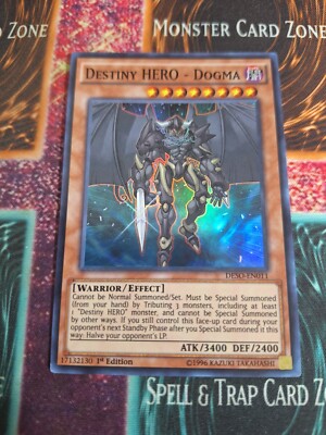 Yu-Gi-Oh! Destiny HERO - Dogma DESO-EN011 Super Rare 1st Edition Near Mint