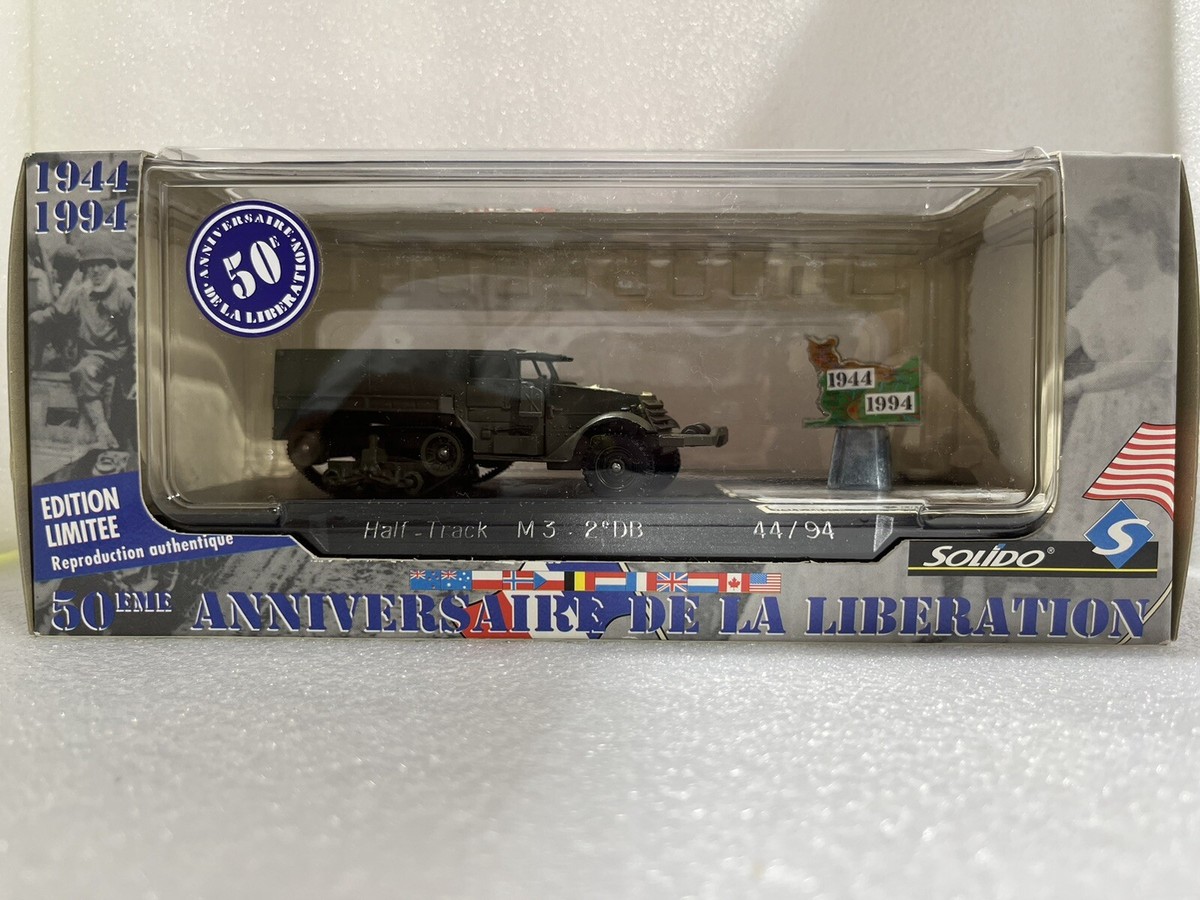 SOLIDO LIBERATION 50th 1/43 SCALE 44/94 HALF TRACK M3 2eDB