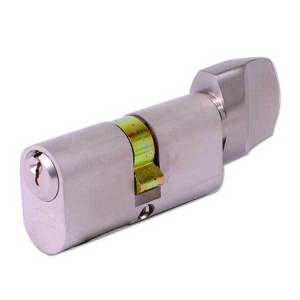 Evva Oval Knob Cylinder 41-K41 NP (A-OKZ-41-K41-NP)