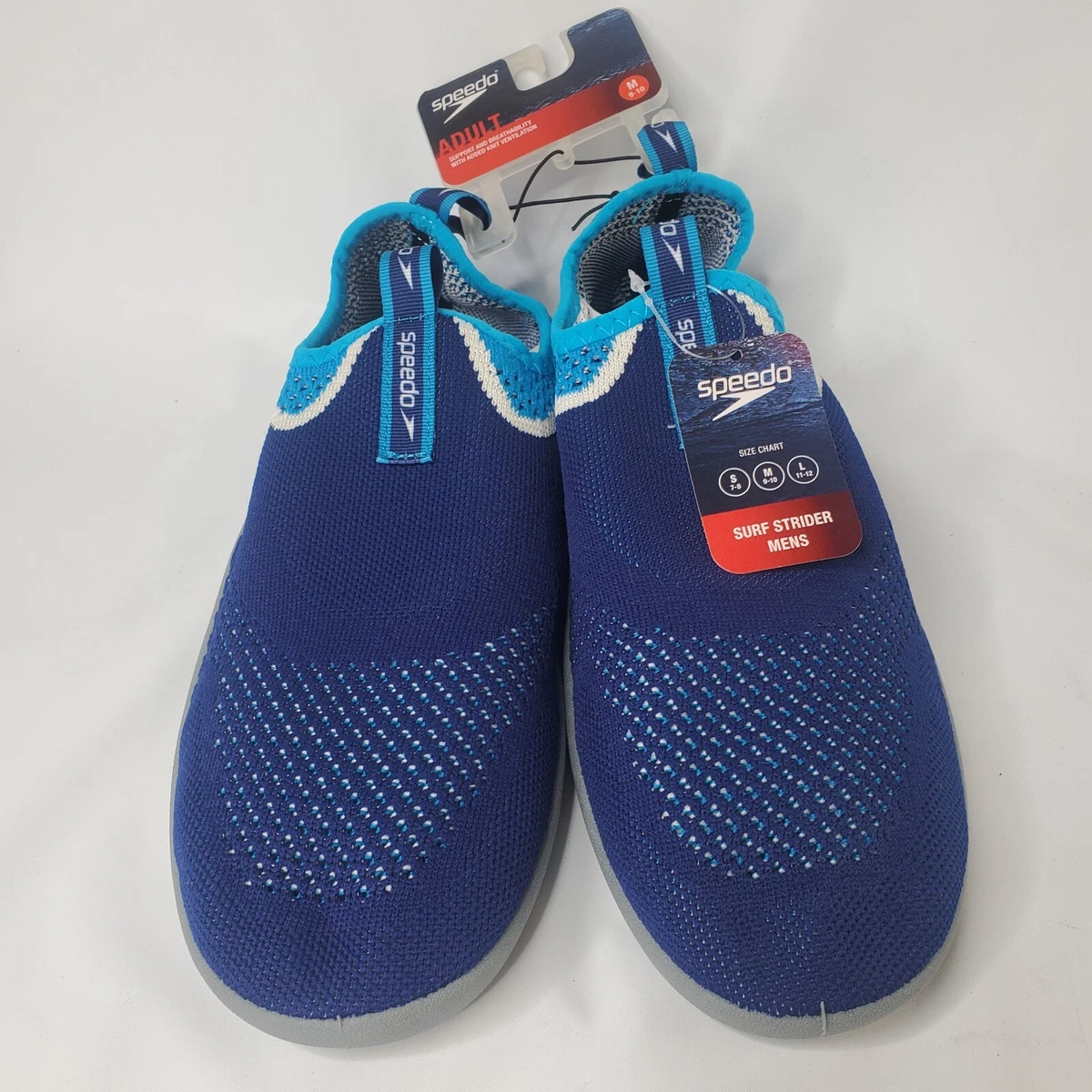 SPEEDO Adult Men s Original Surf Strider Water Shoes Blue Size M 9 10 NWT