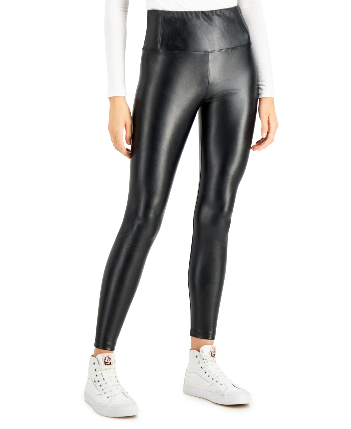 black leather pants juniors