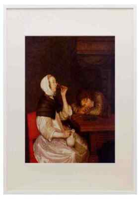 Terborch Gerard Borch 63Drink 5 A3 A4 Framed Print Picture