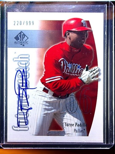2002 SP Authentic Jorge Padilla #159 card