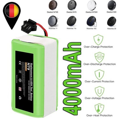 4000mAh Akku für Ecovacs Deebot N79 N79S DN622 Tesvor X500 IKHOS S14 14.4V Akku