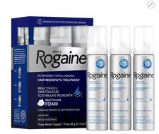 Rogaine Mens' 5 Minoxidil Foam for Hair Regrowth - 6.33oz