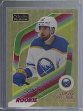 2023 O-Pee-Chee Platinum Retro Golden Treasures 1/1 Lukas Rousek #R-88 Rookie RC