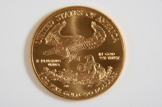 O44H03 1 Unze Gold 999 Münze 50 Dollars 1995 USA