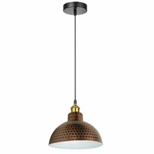 Modern Hanging Ceiling Pendant Light Vintage Industrial Retro Curvy Lamp Fixture