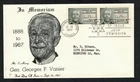 Canada #474, 1967 5¢ Georges Vanier, Unknown Portrait cachet FDC