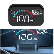 Windshield GPS Speedometer Head Up Display, HUD 3.5" Digital GPS Speedometer