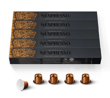 50 Nespresso Original Line Livanto Espresso Pods - 5 Sleeves 