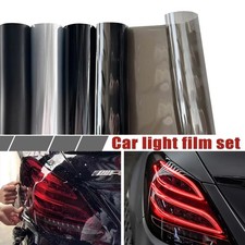 Car Light Tint Film 40X200cm Light Black Smoke PVC Vinyl