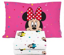 Disney Minnie Mouse Twin Sheet Set Sunny Side Up Open Package 3 Piece