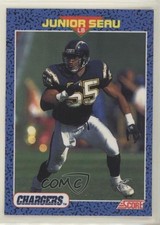 1991 Score Young Superstars Junior Seau #34 HOF 00jz