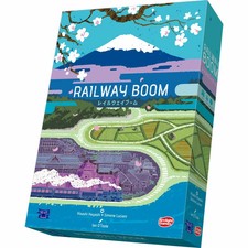 Arclight Railway Boom Board Game 2-4P 60-120 Min 14 English Rules fm Japan