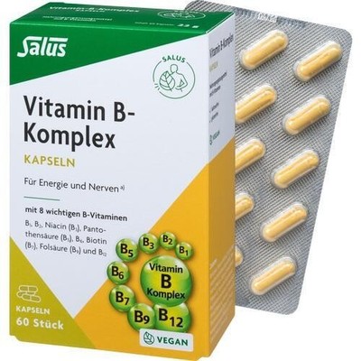 VITAMIN B KOMPLEX vegetabile Kapseln Salus, 60 St PZN 07373141