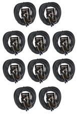  10 Accu-Cable AC3PDMX100 100-Foot 3-Pin Male-Female DMX Lighting Cables ADJ