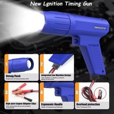 Ignition Timing Light 12v Gun Strobe Lamp Blue 200-10000rmin Auto Diagnostic
