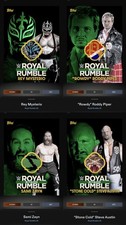 Topps WWE SLAM *DIGITAL* Royal Rumble Iconic Green Relics Rey Piper Sami Austin 