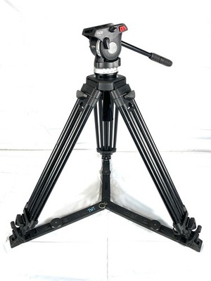 Sachtler ACE XL Fluid Head & Vinten 2-Stage Aluminum Tripod w/ spreader